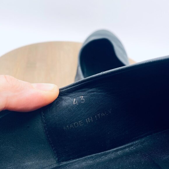 Fear of God Shoes Mens 10 43 Black Leather Flat Loafers Quiet Luxury Italy main image 6